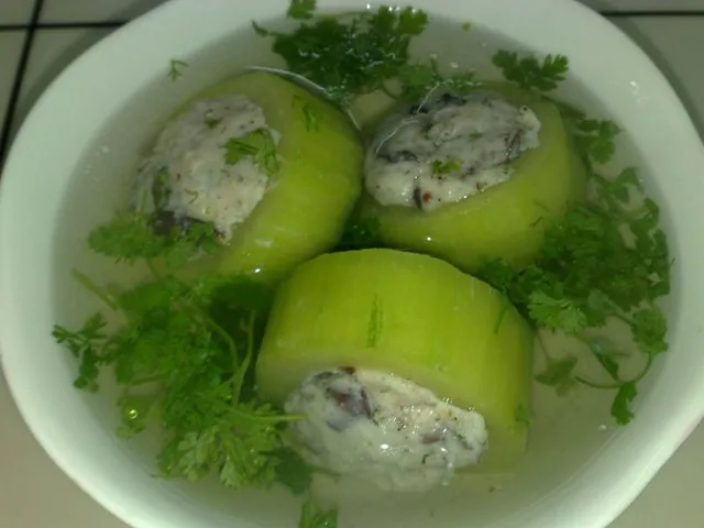 Bí luộc là món ăn giải nhiệt mùa hè