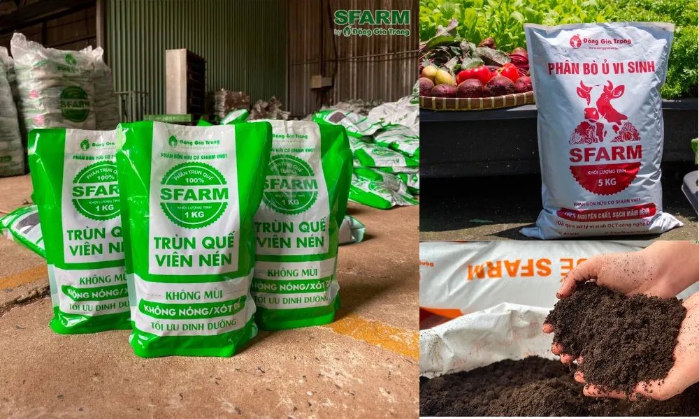 Các loại phân hữu cơ để bón cho cây