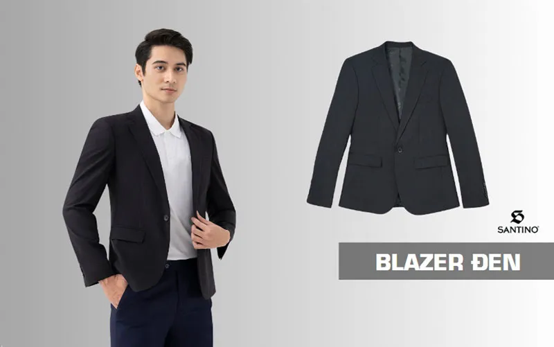 Hình ảnh áo blazer đen