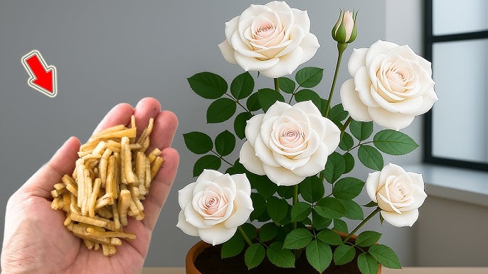 Cách Trồng Hoa Hồng Bằng Củ Khoai Tây Đạt Tỷ Lệ Sống Cao Nhất