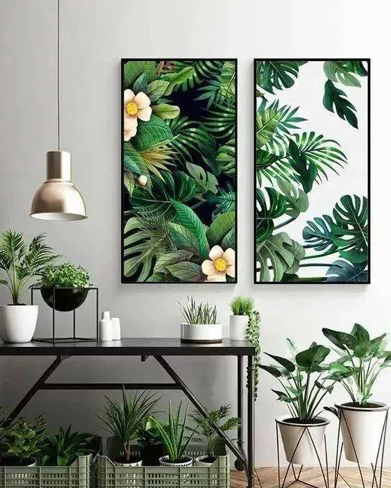 Không gian sống tối giản được tô điểm bởi chậu cây cảnh đặt sàn, thể hiện cách trồng cây cảnh trong nhà hiệu quả.