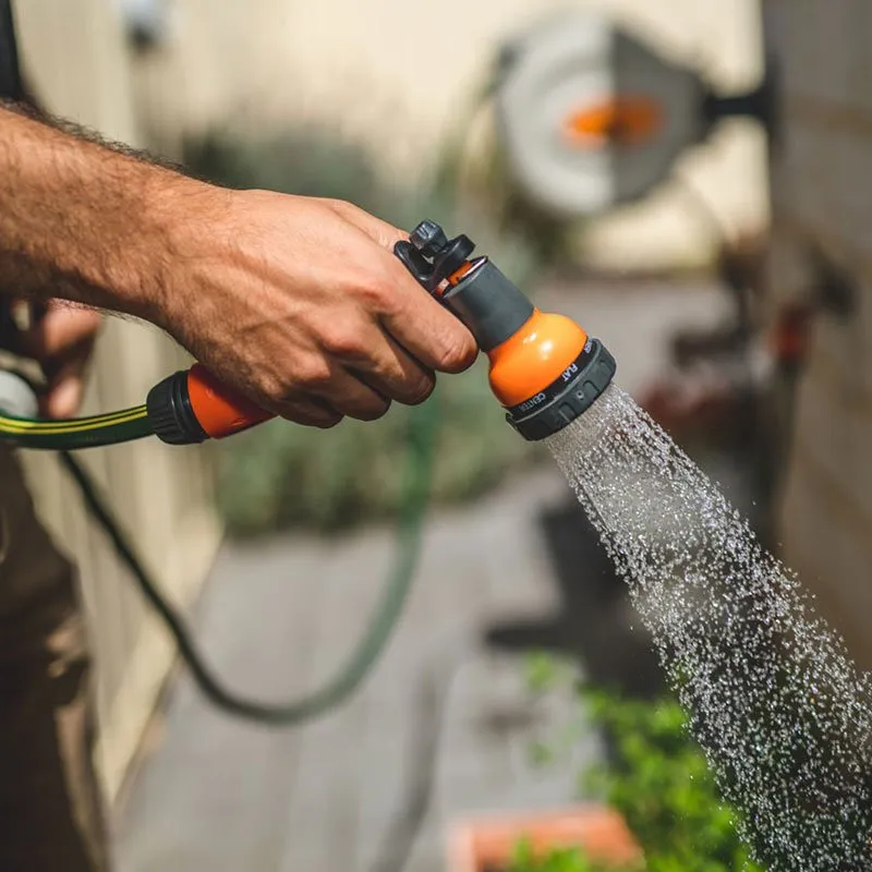 Kiểm tra độ ẩm đất bằng tay và tưới nước đẫm cho đến khi nước thoát ra khỏi lỗ chậu