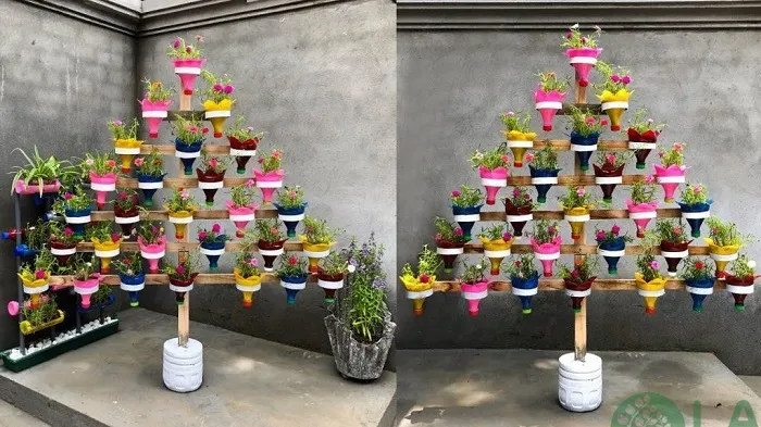 Mô hình vườn họa dạng cây thông