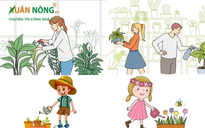 Chuẩn bị Vật Tư và Kỹ Thuật Chi Tiết Cách Vẽ Người Đang Trồng Cây