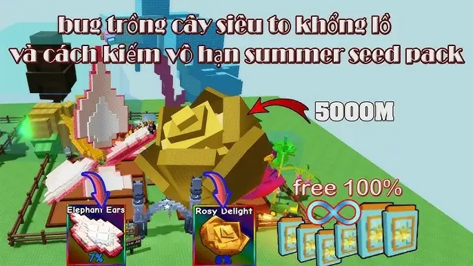 Hình ảnh cây đào trưởng thành trong Mini World sau khi áp dụng cách trồng cây đào thành công