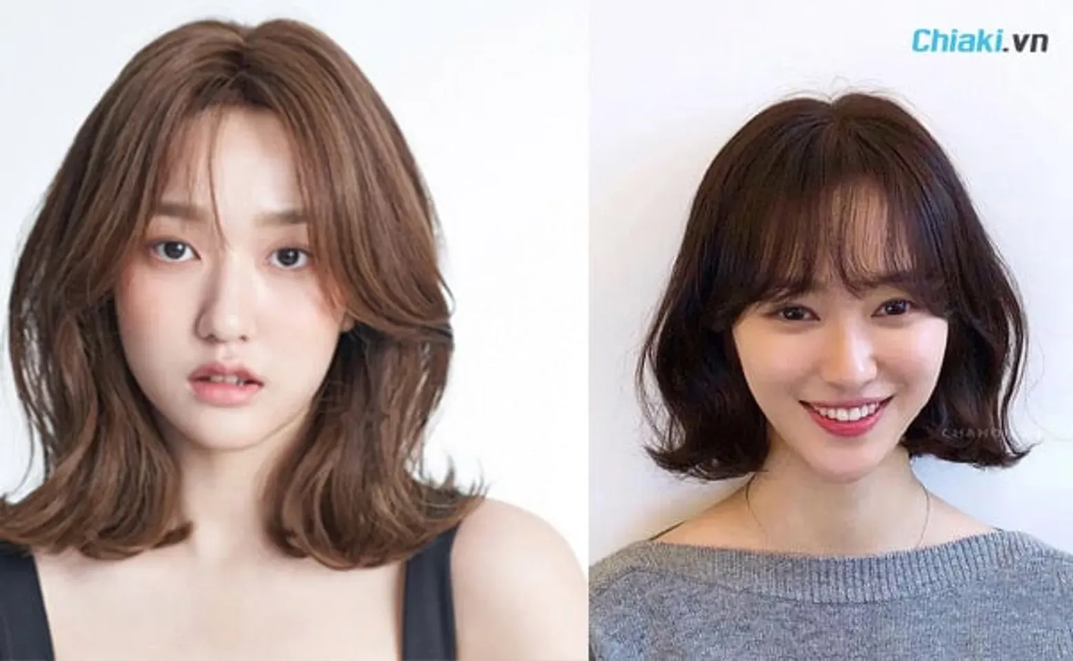 Kiểu tóc ngắn đẹp uốn xoăn nhẹ