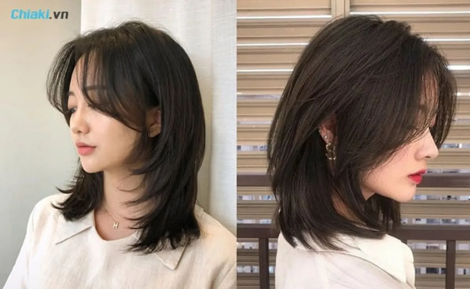 Mẫu tóc ngắn nữ uốn layer