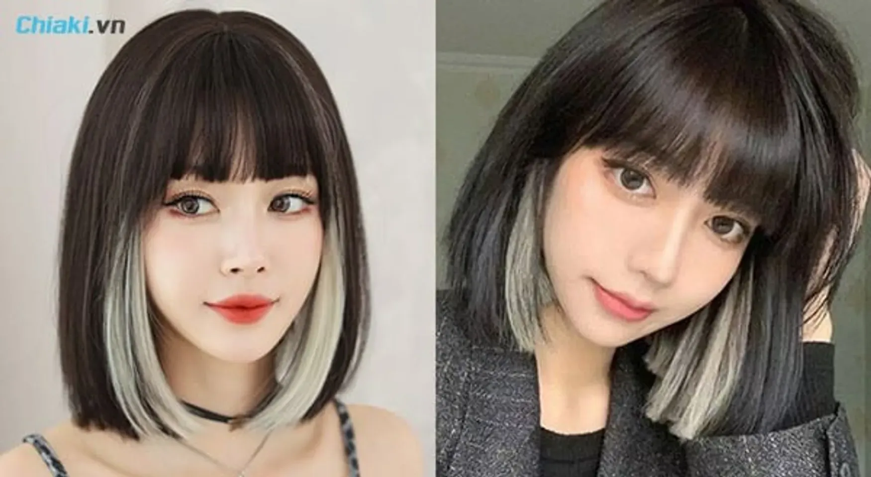 Mẫu tóc nữ ngắn highlight